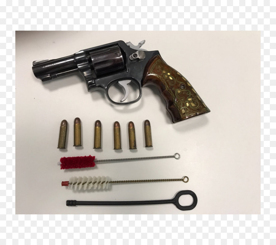 Revolver Et Kit De Nettoyage，Pistolet PNG