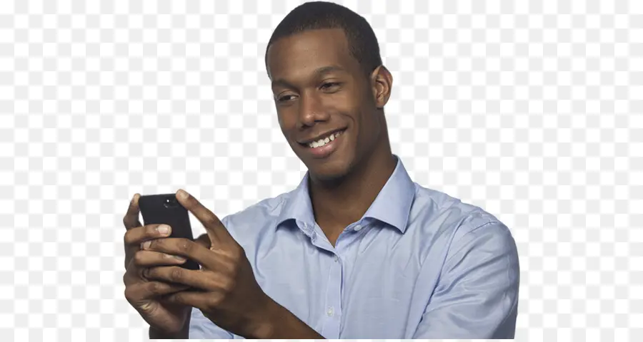 Homme Avec Smartphone，Téléphone PNG