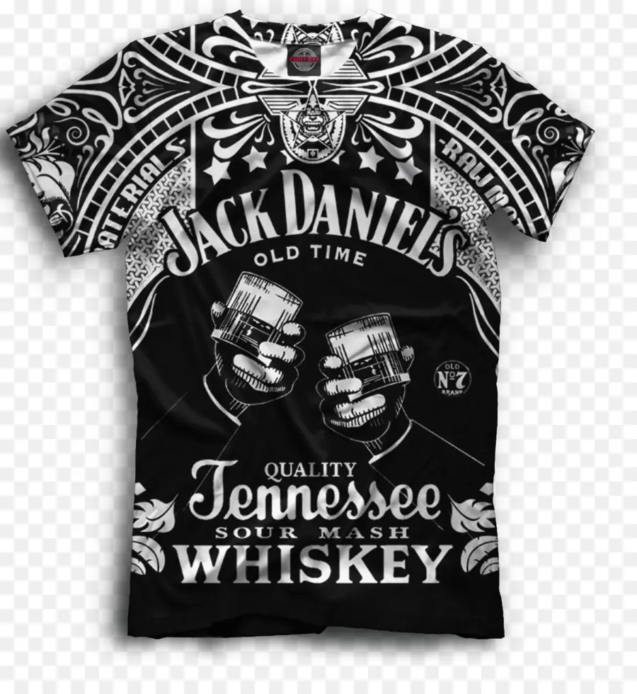 T Shirt De Jack Daniel，Whisky PNG