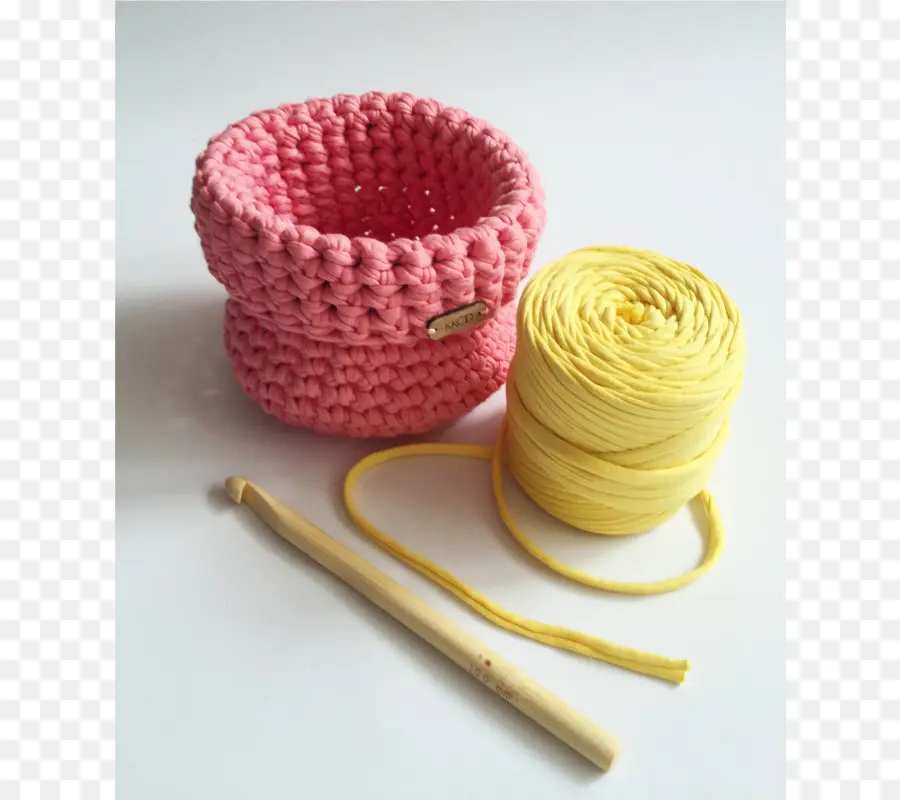 Panier Au Crochet，Fil PNG