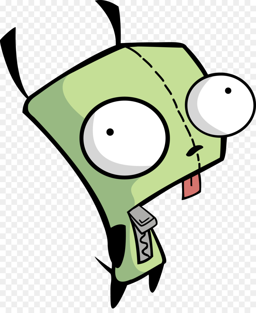 Personnage De Dessin Animé Vert，Animation PNG