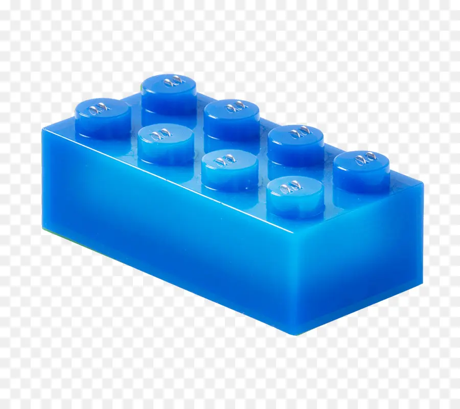 Brique Lego Bleue，Bloc De Construction PNG