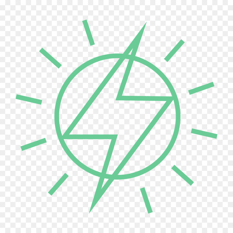 Symbole De L'énergie Verte，Électricité PNG