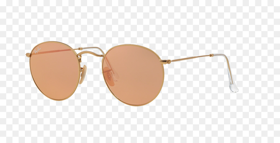 Lunettes De Soleil，Ray Ban Round Metal PNG