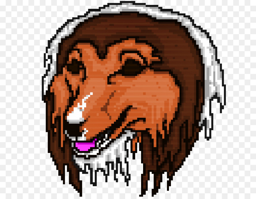 Tête De Chien，Pixel Art PNG