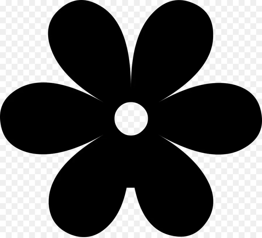 Fleur，Noir PNG