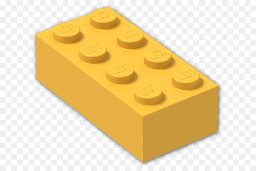 Brique Lego Jaune，Bloc De Construction PNG