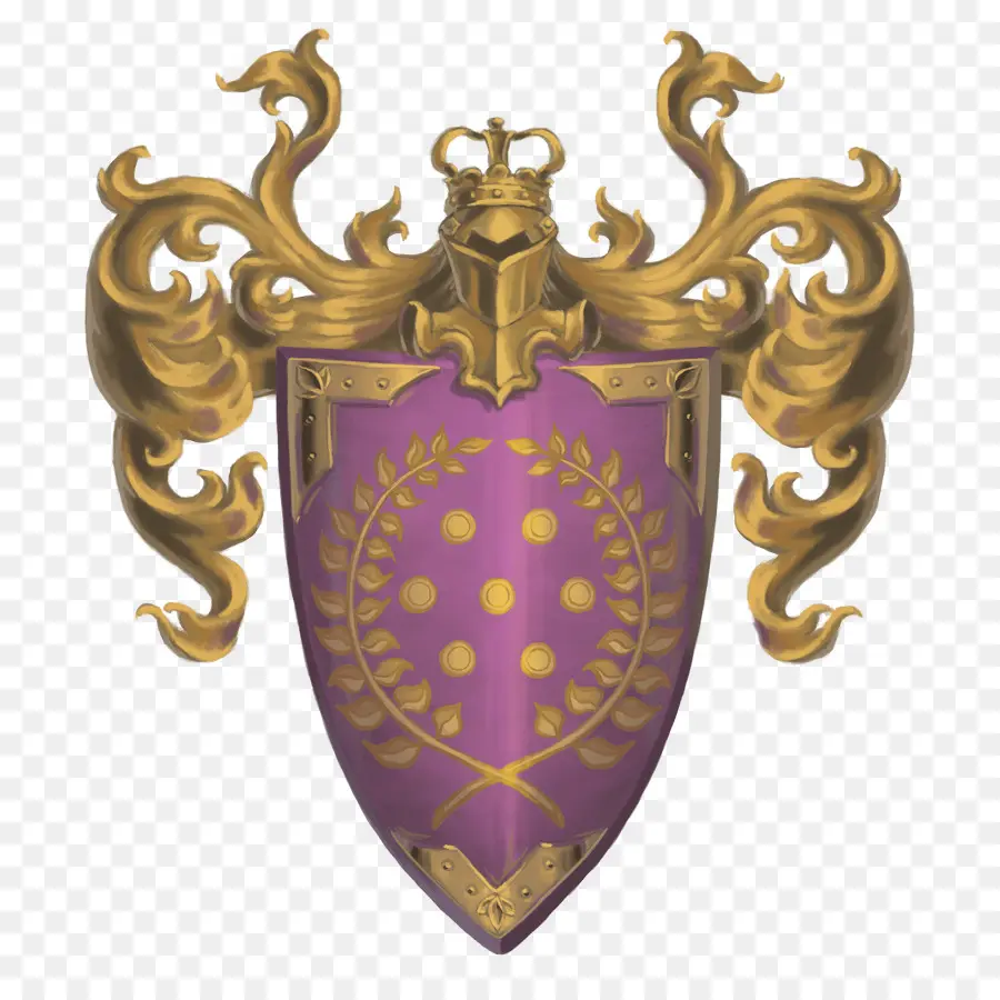 Bouclier，Violet PNG