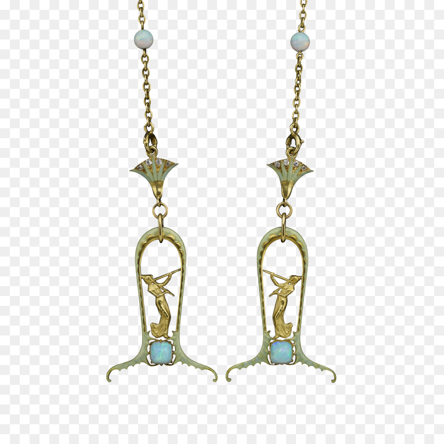 Boucle D Oreille，Turquoise PNG