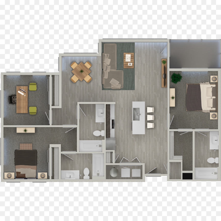 Disposition De L'appartement，Plan D'étage PNG