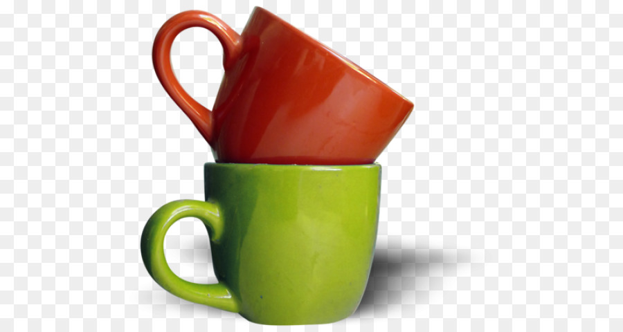 Tasses Colorées，Empilé PNG