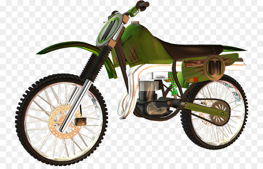 Moto Verte，Vélo PNG