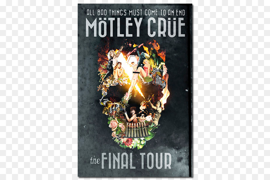 Affiche De La Tournée Finale De Motley Crue，Groupe PNG