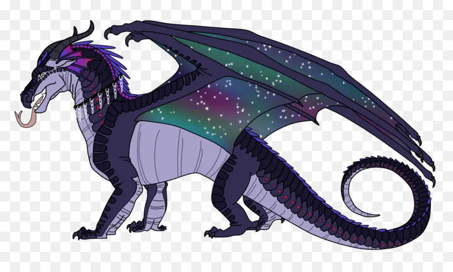 Dragon Violet，Ailes PNG