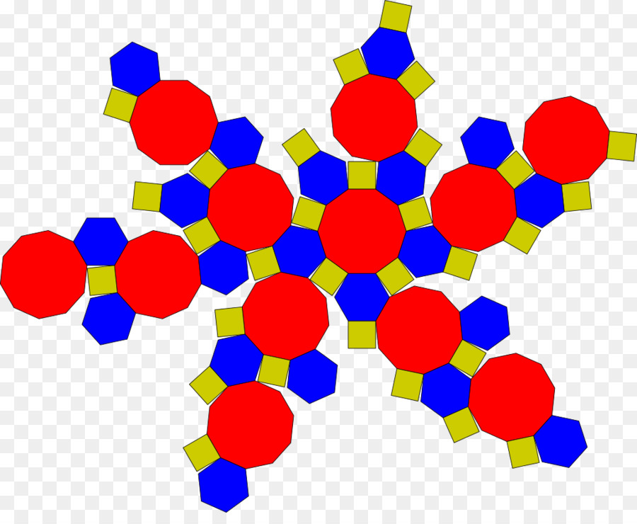 Icosidodecaèdre Tronqué，Cuboctaèdre Tronqué PNG