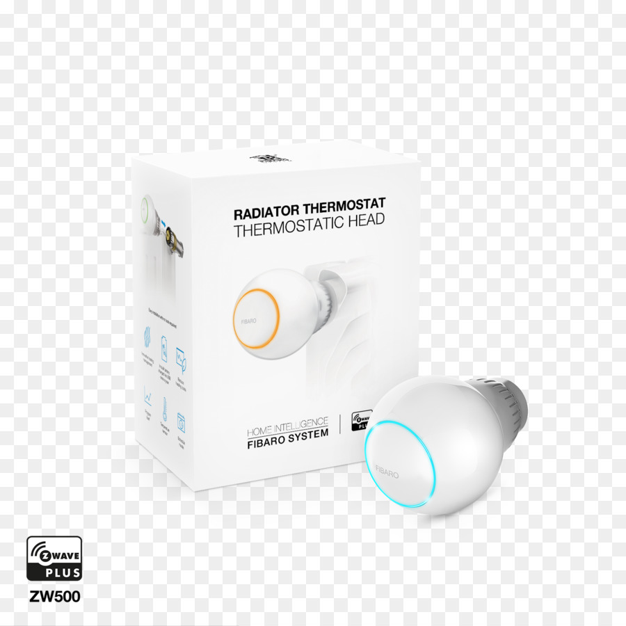 Thermostat，Fibaro Fgbrs001 L Intérieur Du Capteur De Température Sans Fil Autonome PNG