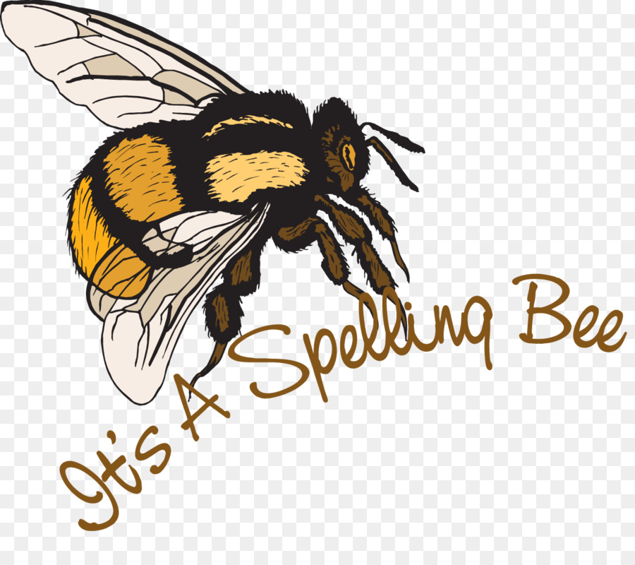 L Abeille à Miel，D Orthographe PNG