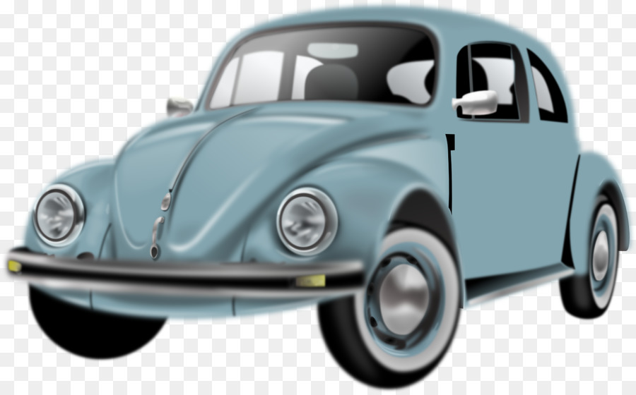 Voiture Ancienne Bleue，Bleu PNG