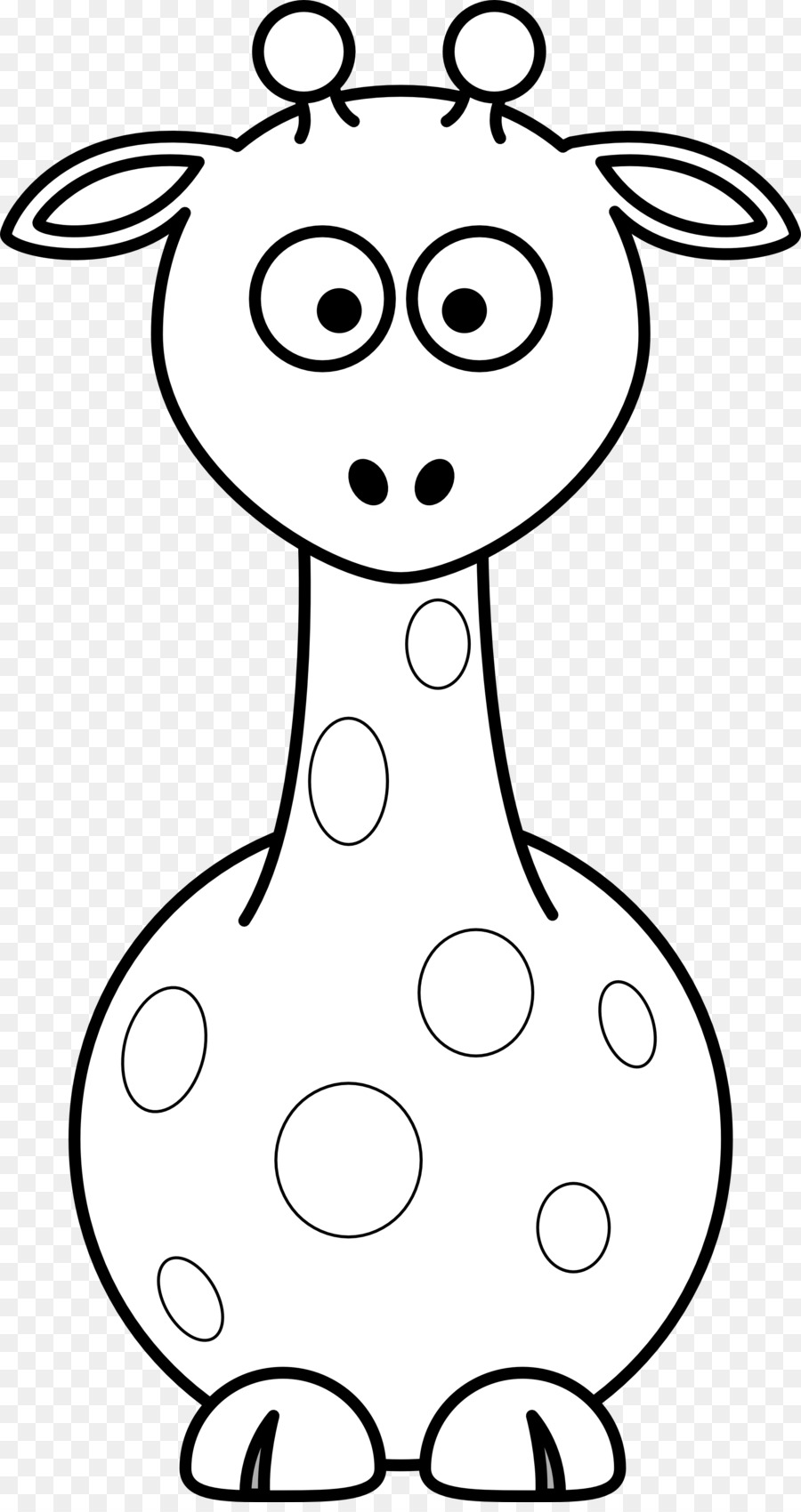 Livre De Coloriage，Girafe PNG