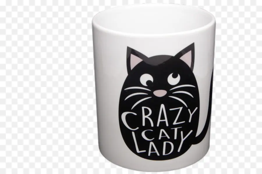 Tasse De Dame De Chat Fou，Chat PNG