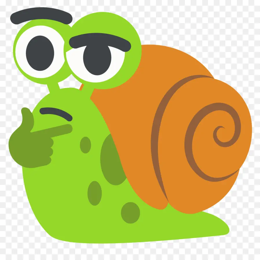 Escargot，Vert PNG