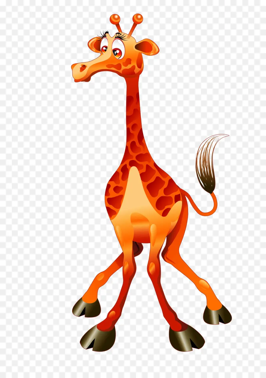 Girafe De Dessin Animé，Grand PNG