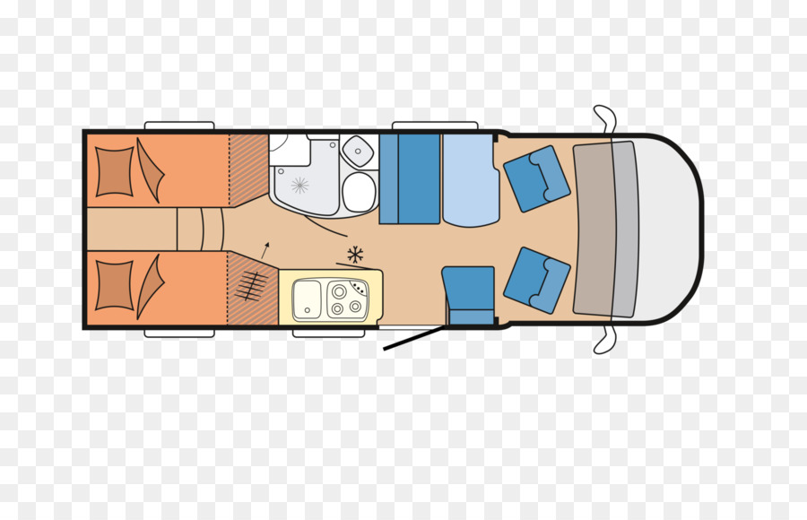 Disposition Du Camping Car，Intérieur PNG