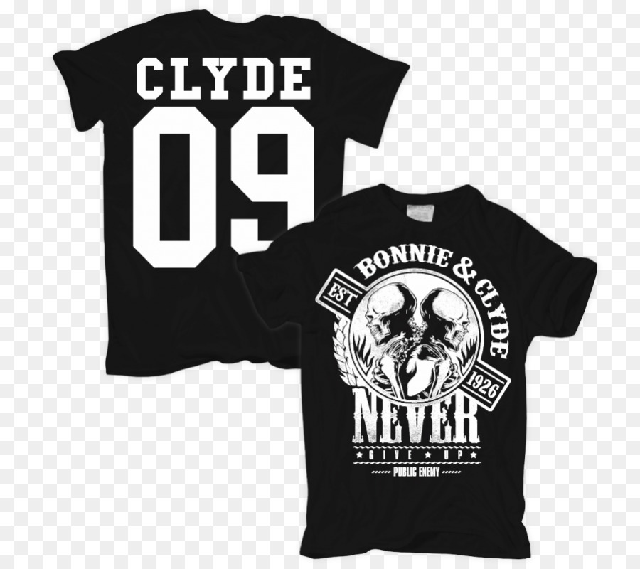 Tshirt，Bonnie Et Clyde PNG
