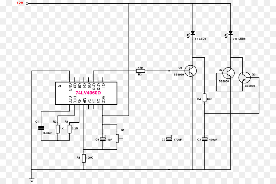 Schéma De Circuit，Électronique PNG