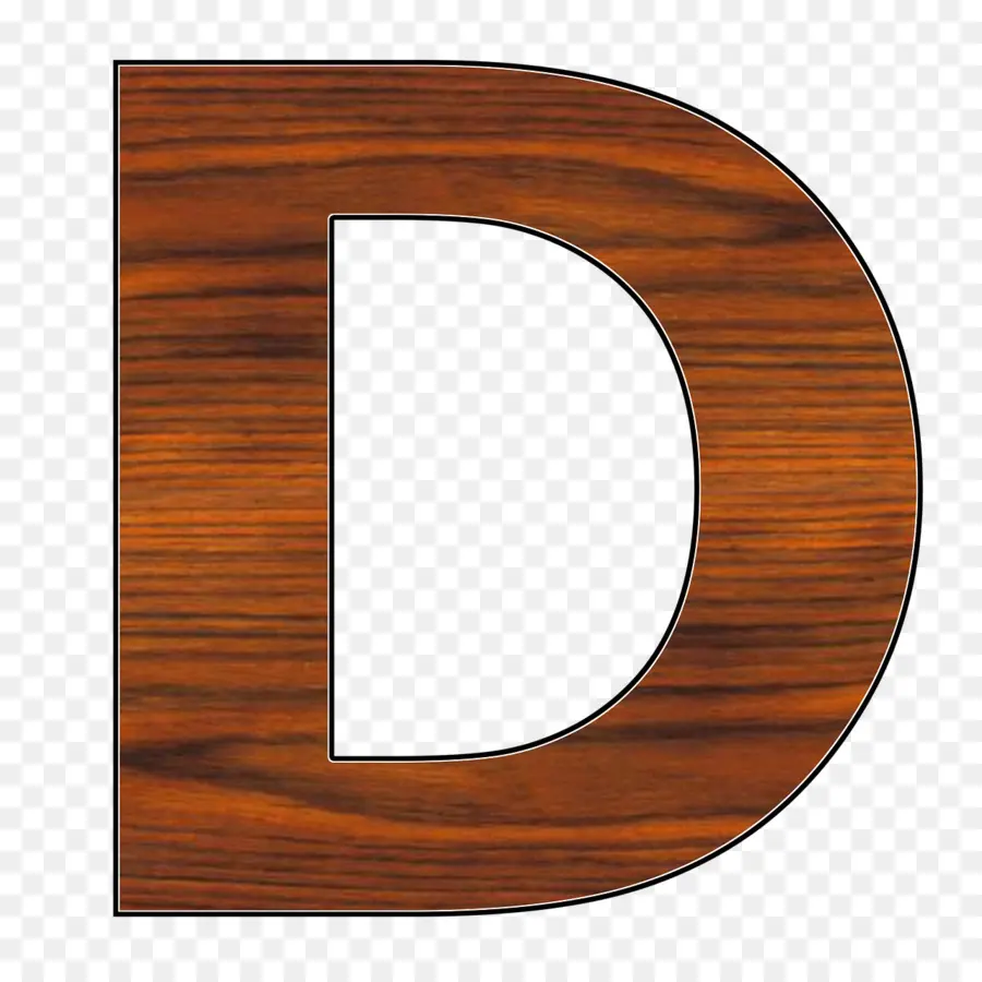 Lettre D En Bois，Alphabet PNG