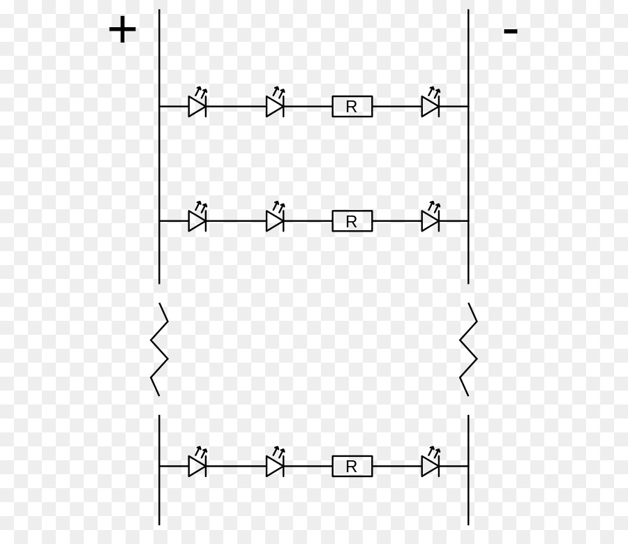 Diodes électroluminescentes，Schéma Du Circuit PNG