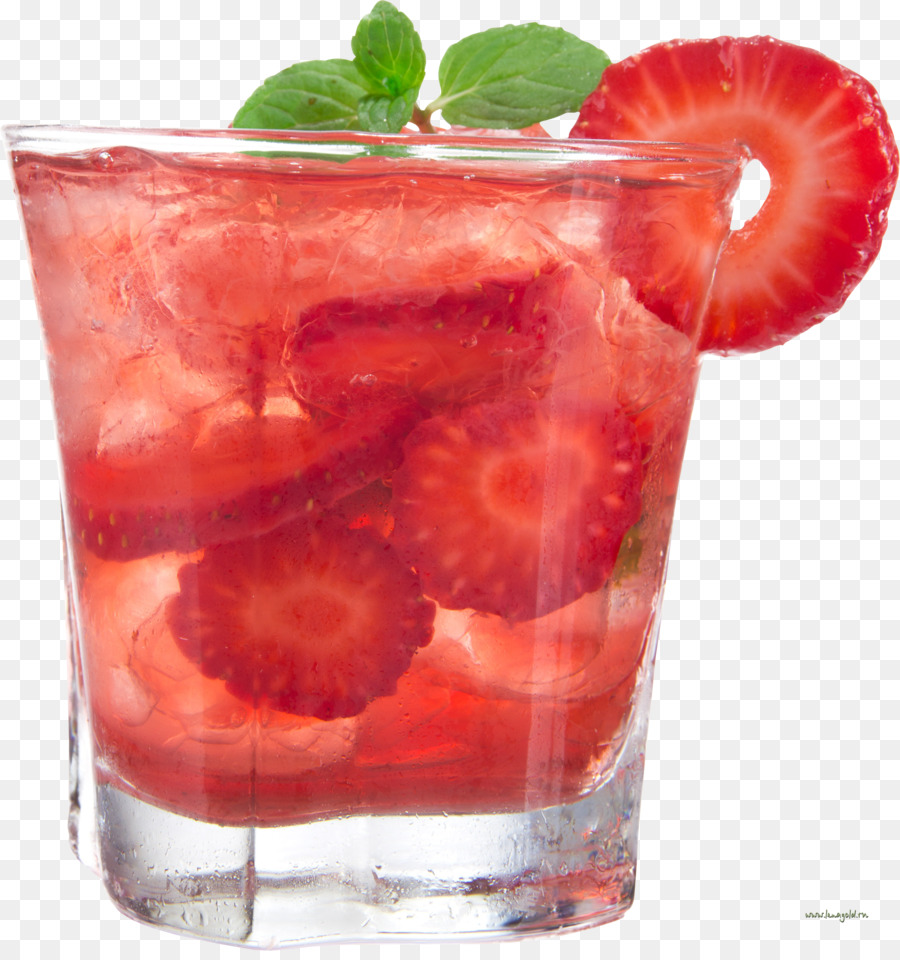 Boisson Aux Fraises，Verre PNG