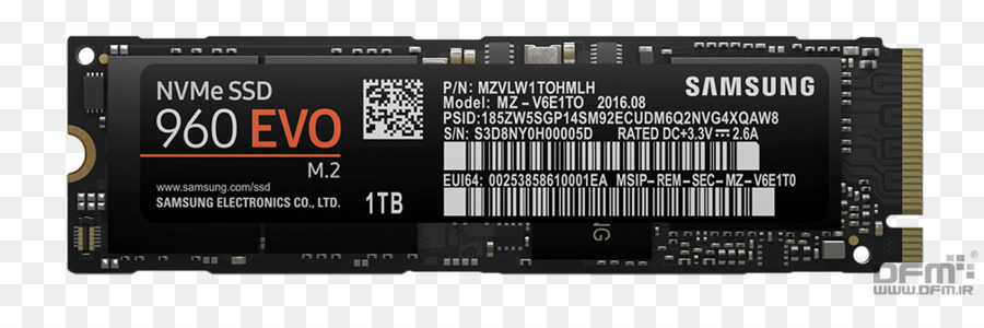 Solidstate Lecteur，Samsung 960 Evo Ssd M2 PNG