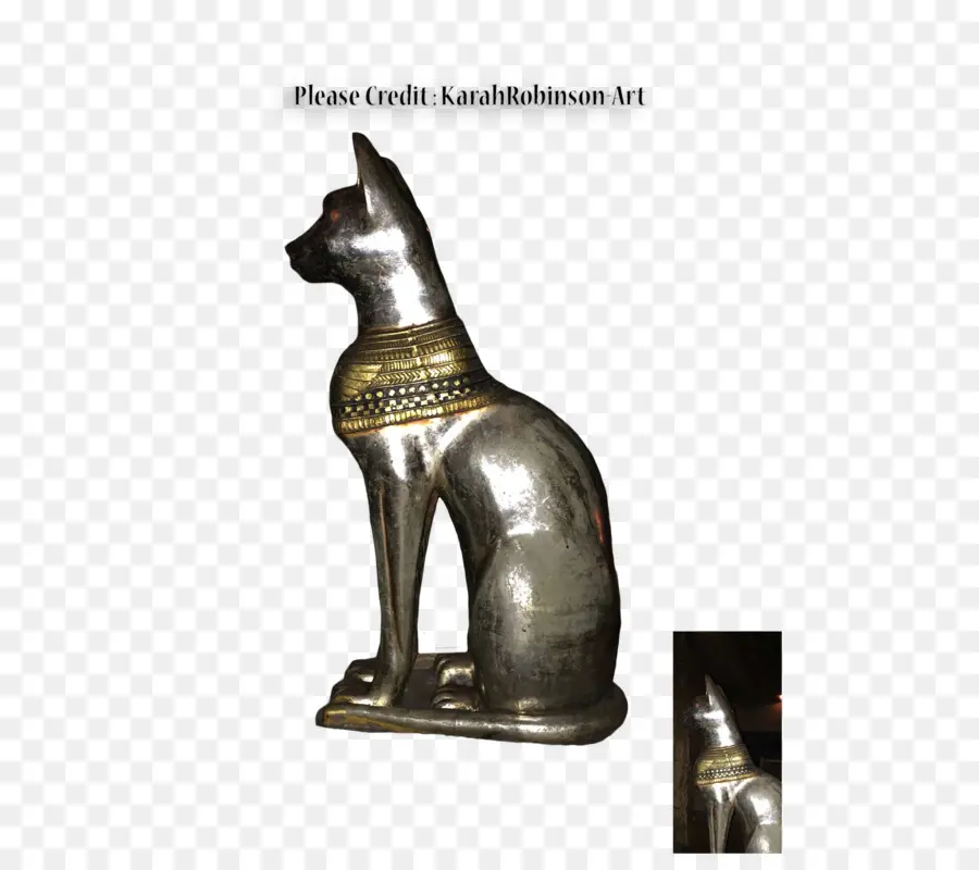 Statue De Chat，Sculpture PNG