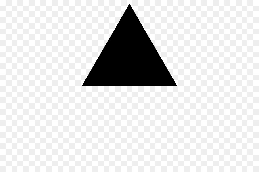 Triangle Noir，Géométrique PNG