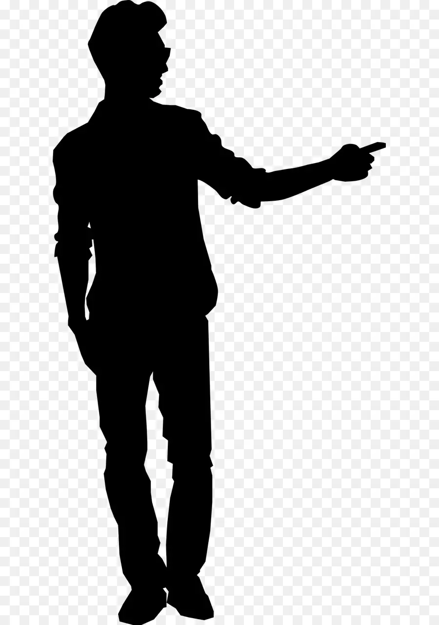 Silhouette，Pointage PNG