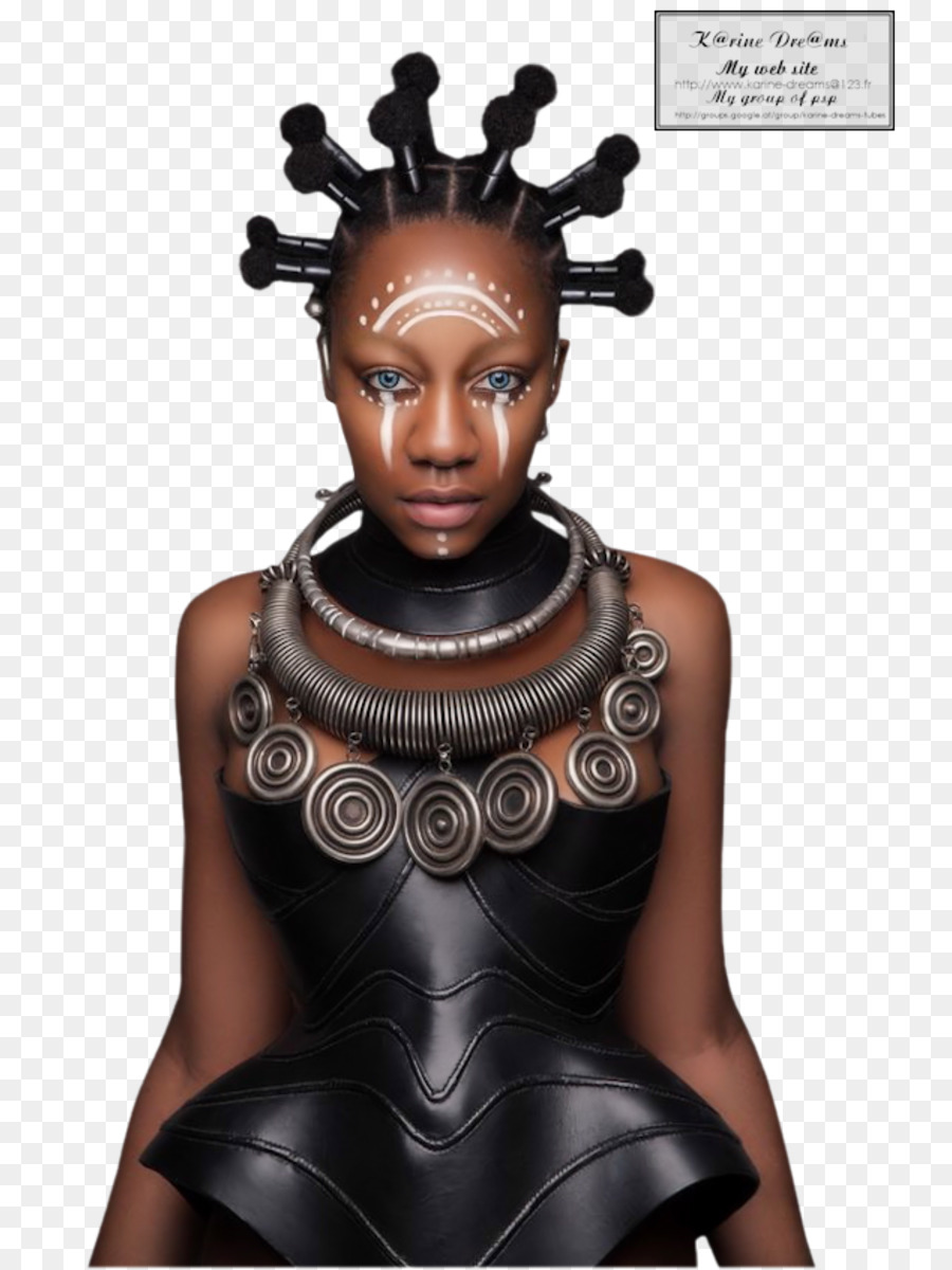 Femme Avec Accessoires Tribaux，Tribal PNG