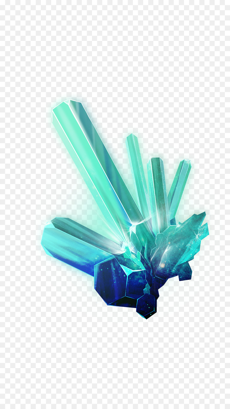 Cristal Bleu，Gemme PNG