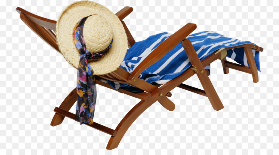 Chaise Longue En Bois，Chapeau PNG