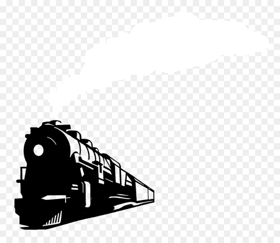 Silhouette De Train，Former PNG