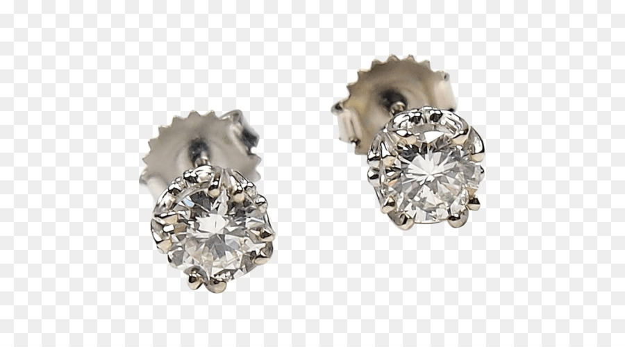 Boucles D'oreilles En Diamant，Goujon PNG