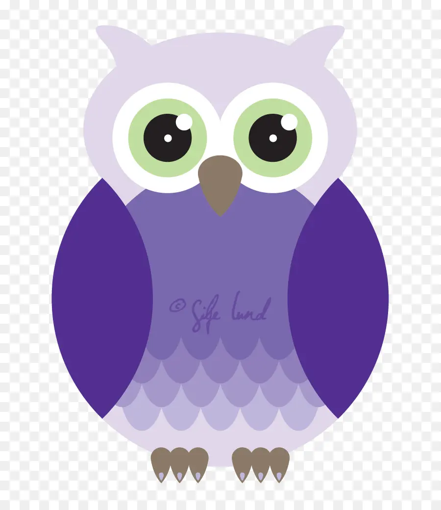 Hibou，Violet PNG