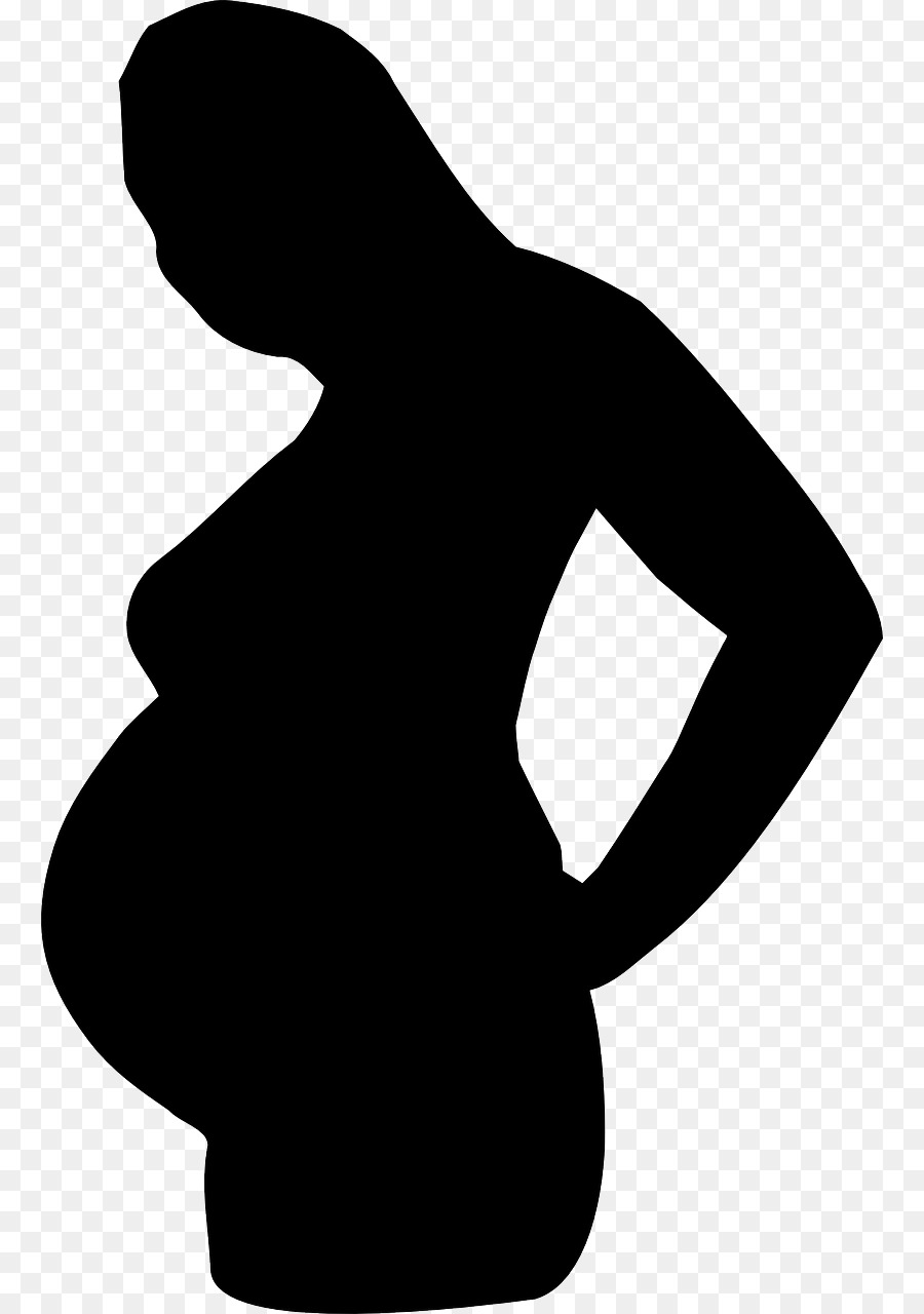 Silhouette De Femme Enceinte，Maternité PNG