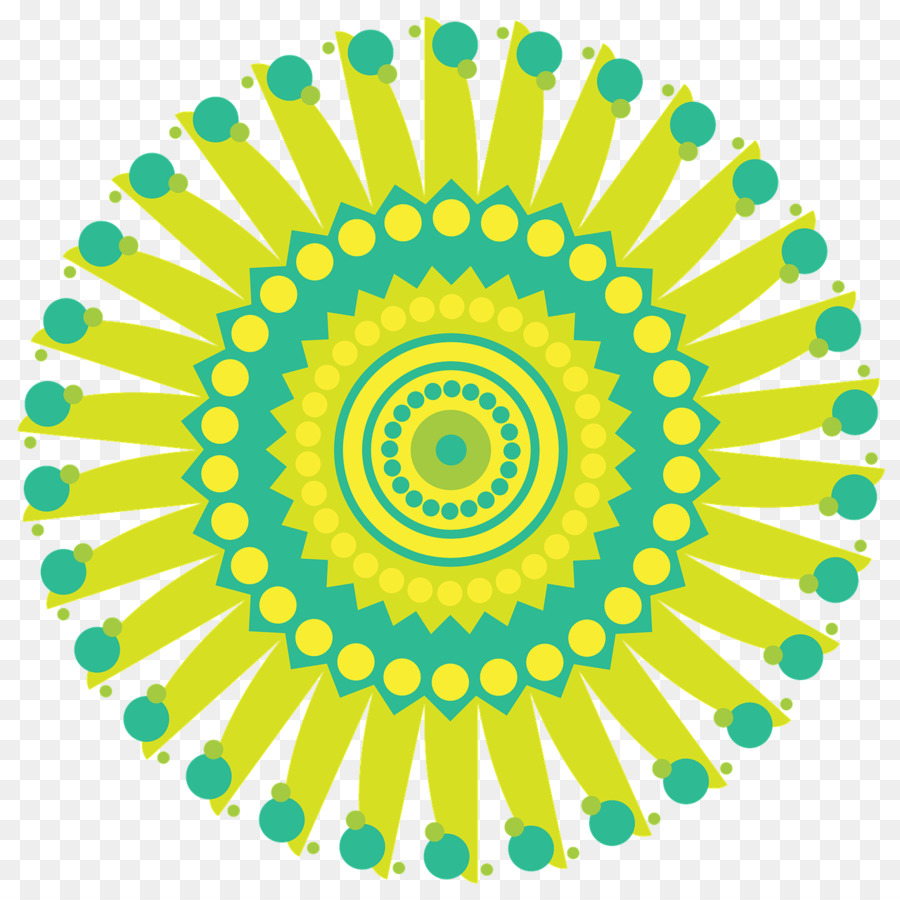 Mandalas，Coloré PNG