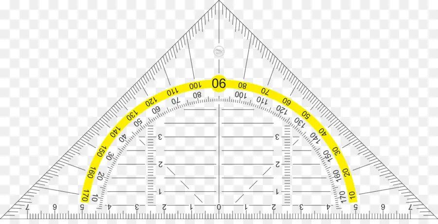 Règle Triangulaire，Rapporteur PNG