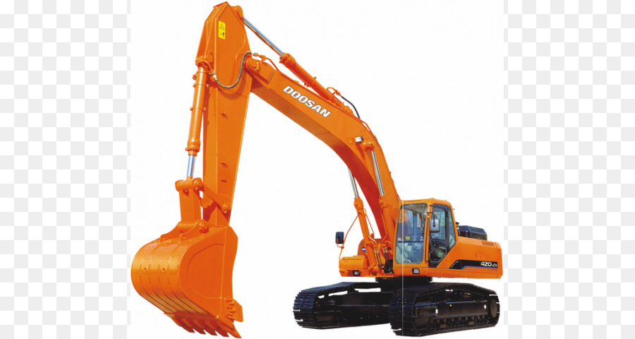 Pelle Orange，Excavatrice PNG