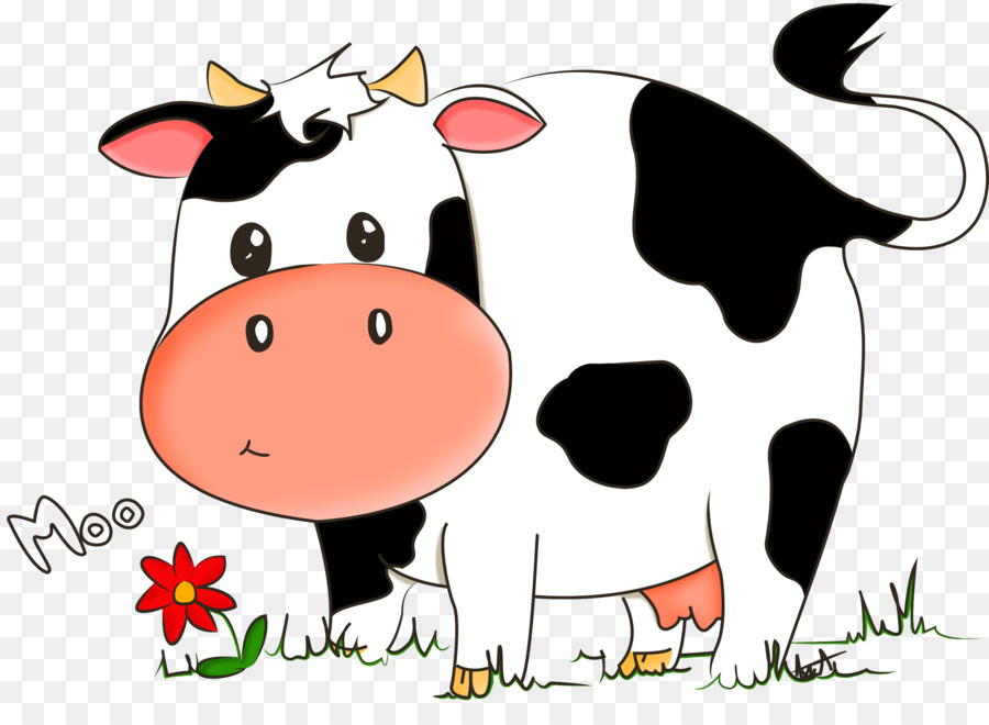 Vache De Dessin Animé，Animal PNG