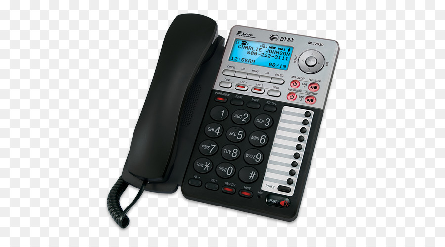 Téléphone De Bureau Noir，Téléphone PNG