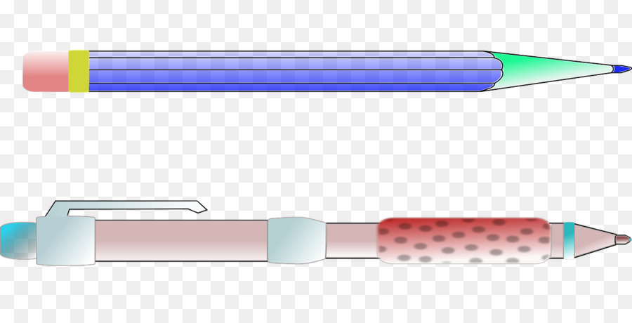 Stylo Et Crayon，En écrivant PNG