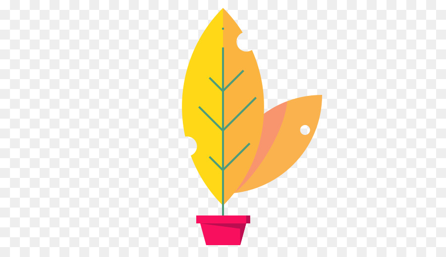 Plante En Pot，Feuilles PNG